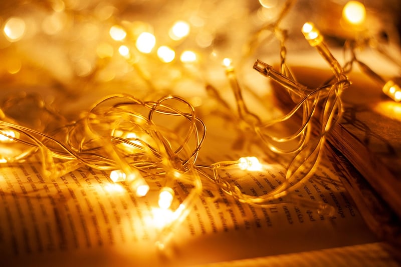 Fairy Lights in Mason Jars